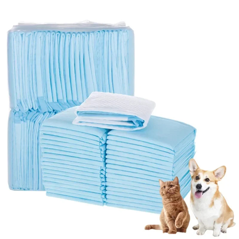 tapis absorbants hygiène animaux bleu microfibre points tailles XL praticité
