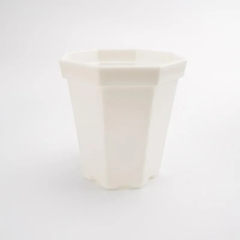 Pots plante modernes plastique blanc noir gris bleu 10x8x9.5cm 6.8x4.8x7.4cm minimaliste