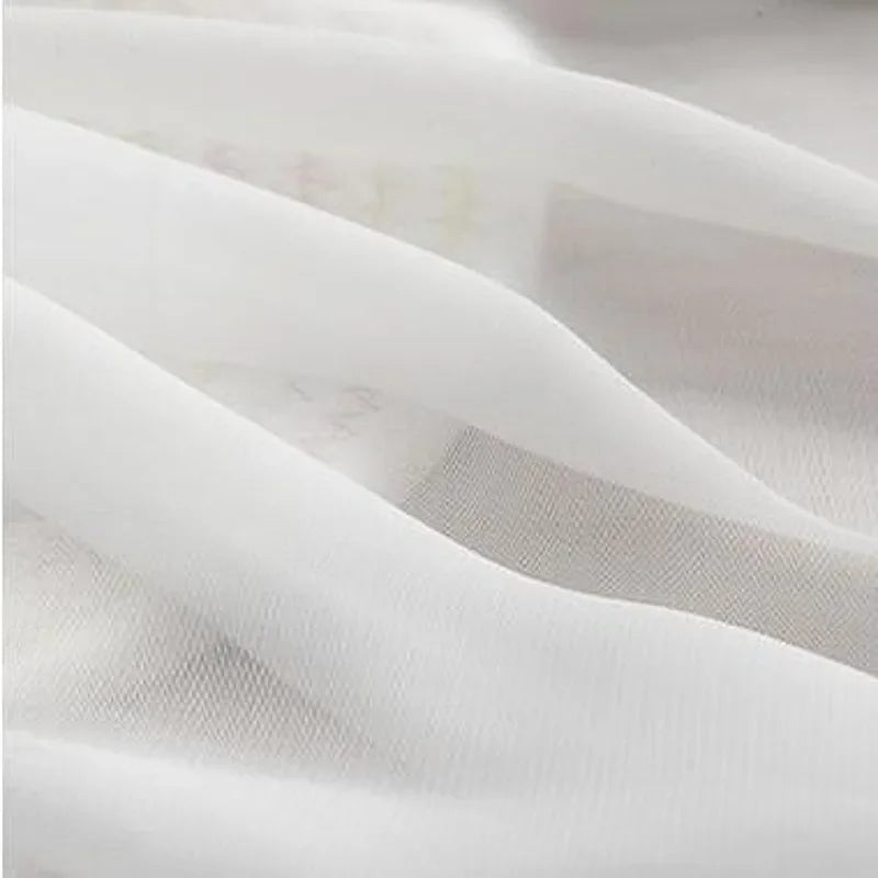 voile polyester blanc translucide texture fine classique décoration bricolage 160cm large elastique respirant