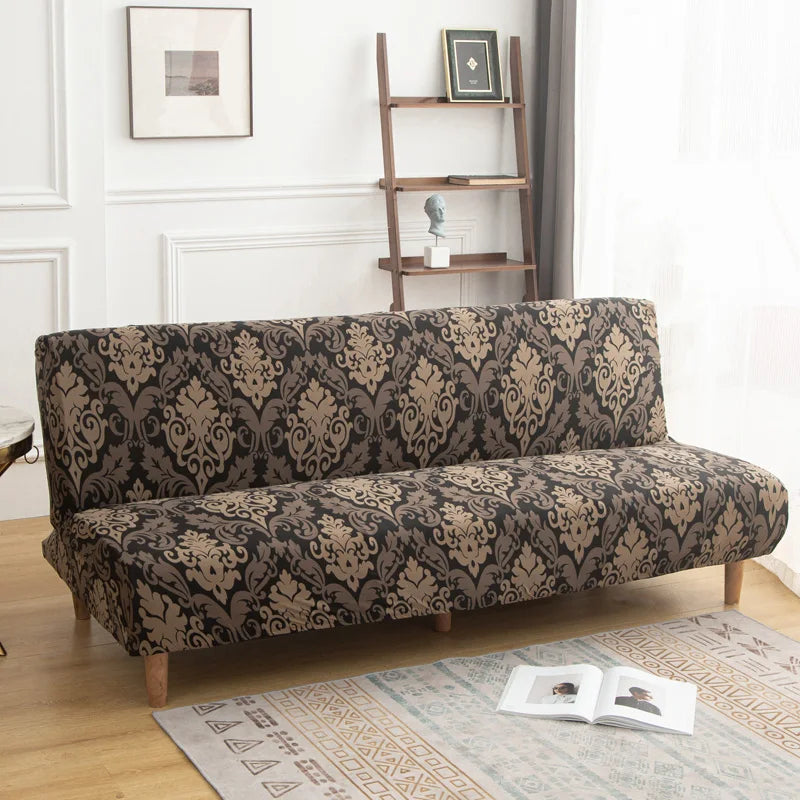 housse canapé lit couleurs rouges noires modernes motifs floraux tropicaux élastiques machine lavable durable