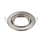 Anneau fixation LED noir argent chrome doré moderne