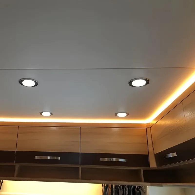ruban led flexible blanc adhésif moderne éclairage intérieur décoration salon autoadhésif continu opaquet