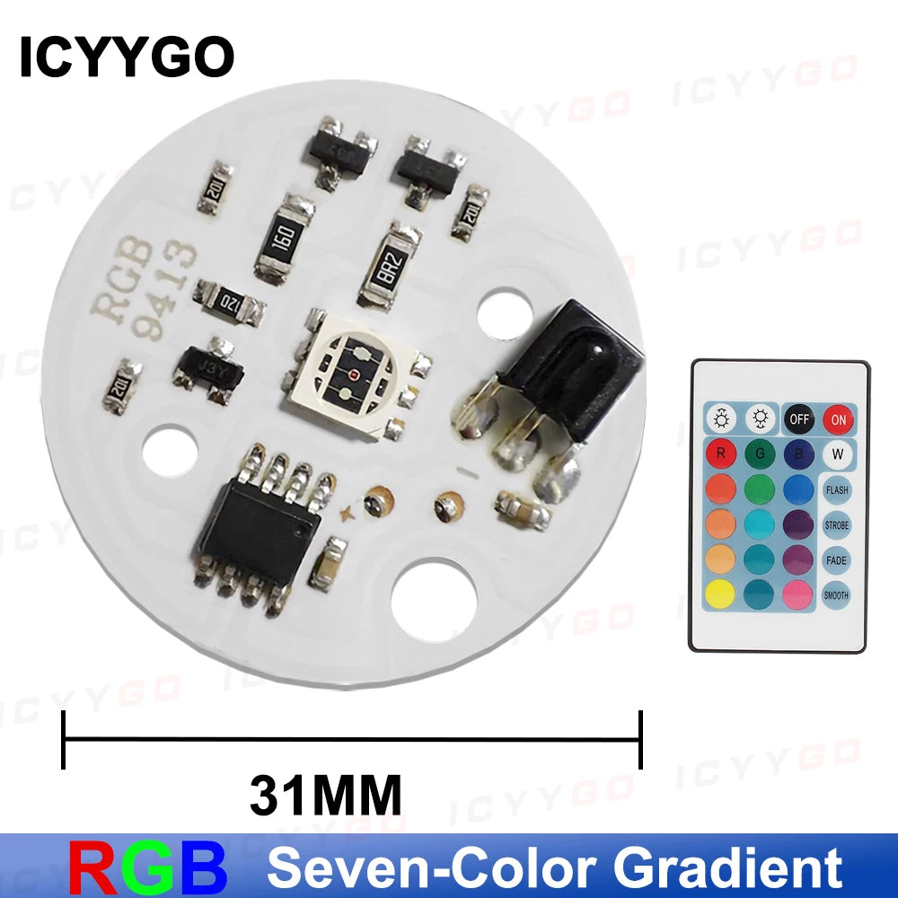 lampe table rechargeable led rgb blanc circulaire composants électroniques interrupteur tactile câbles charge dc5v