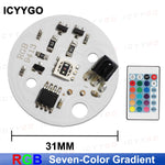 lampe table rechargeable led rgb blanc circulaire composants électroniques interrupteur tactile câbles charge dc5v