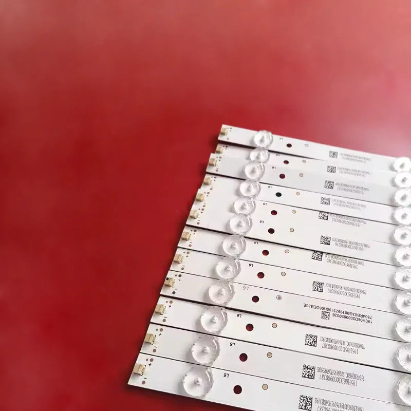 bande led adhésive blanc moderne 625mm leds 3v kit 12 pièces