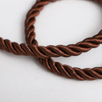 corde rideaux marron tressée moderne opacité fixations accessoire voilure coton pratique facile'utilisation chambre salon