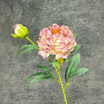 décoration mariage bouquet artificiel pivoine rose blanc naturelintérieur
