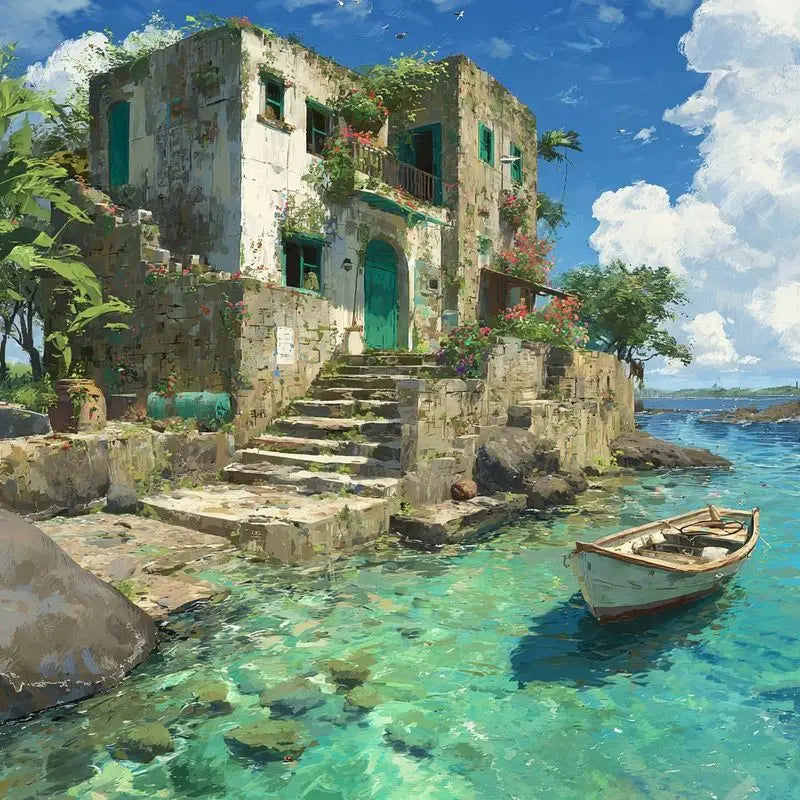 toile peinture fleurs blanches moderne peinture l'huile paysage maison kit peinture numéros pinceaux guide