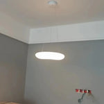 Suspension lumineuse moderne blanche minimaliste salon chambre 45cm 50cm 60cm 75cm 90cm