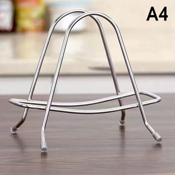 porte planches découper acier inoxydable bois finition brillante moderne réutilisable multifonctionalité fixations articulées argent