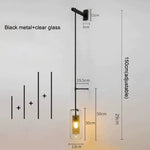 lampe murale moderne or transparent texture nid d'abeille éclairage chambre cuisine salle manger entree