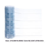 rideau transparent porte chien grillage pliable pvc moderne cloison suspendue abri chien transparente plis