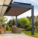Voile d'ombrage blanche pour terrasse
