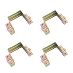 connecteurs métalliques dorés lisses industriels 37mm 23mm 35mm 12mm 65mm 32mm 12pièces