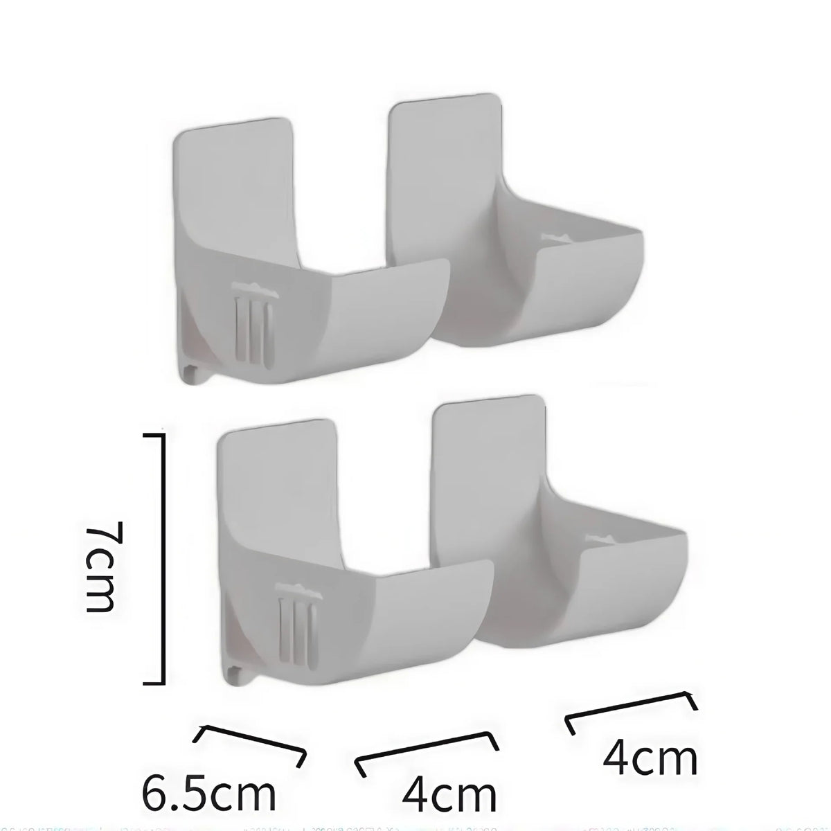porte objets mural blanc réutilisable adhésif moderne minimaliste stockage rangement sacs petits objets