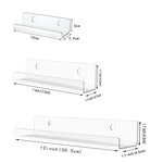 supports murals transparents modernes vinyles 10cm 12pouces vis autocollants
