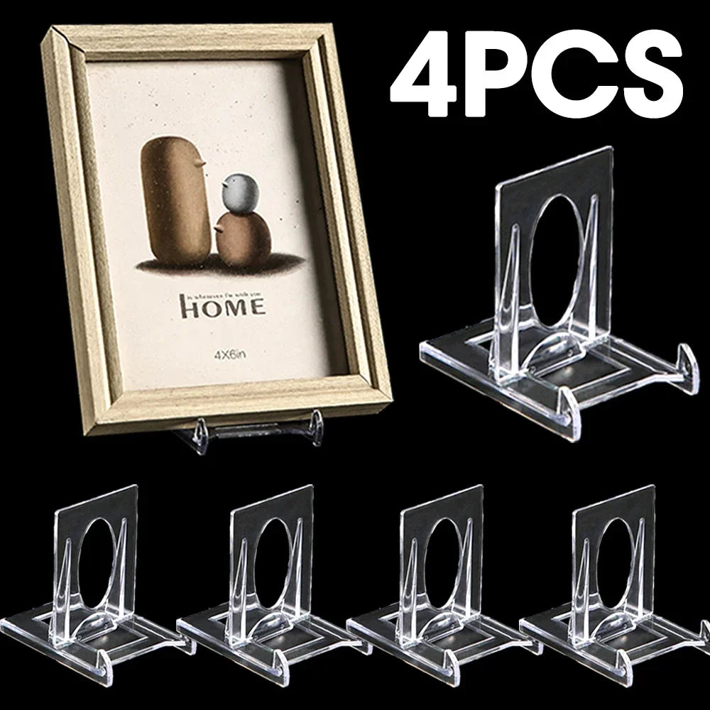support tablette transparent moderne clips 7x12cm 8x15cm respectueux environnement utilisation multiple imperméable stockage salon