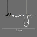 lampe suspendue moderne blanc noir sphère transparente led câble ondulé minimaliste fournie