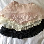 Jupe plissée rose princess romantique dentelle translucide été femelle mini courte