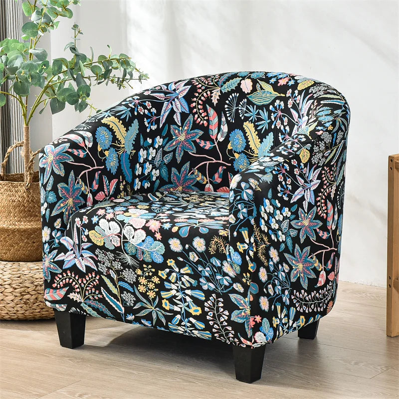 Coussin protection fauteuil moderne fleuri lavable maison restaurant chambre salon étudiants
