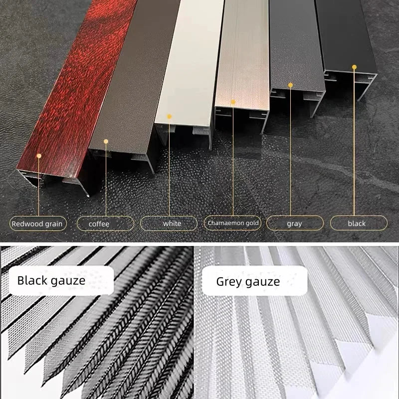 rideau moustiquaire gris maille fine moderne adhésif barre métallique ruban magnétique porte fenêtre