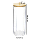 boîtes rangement cosmétiques réutilisables transparentes couvercle sphérique moderne minimaliste coton tige disques coton tampons