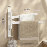 porte serviettes mural pliable moderne blanc noir gris serviettes microfibre brosse bain porte haillons