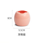 ensemble accessoires salle bain porcelaine moderne distributeur savon gobelet porte brosse dents