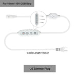 adaptateur led commutateur atténuation blanc moderne câble puissance 100cm prises eu uk us