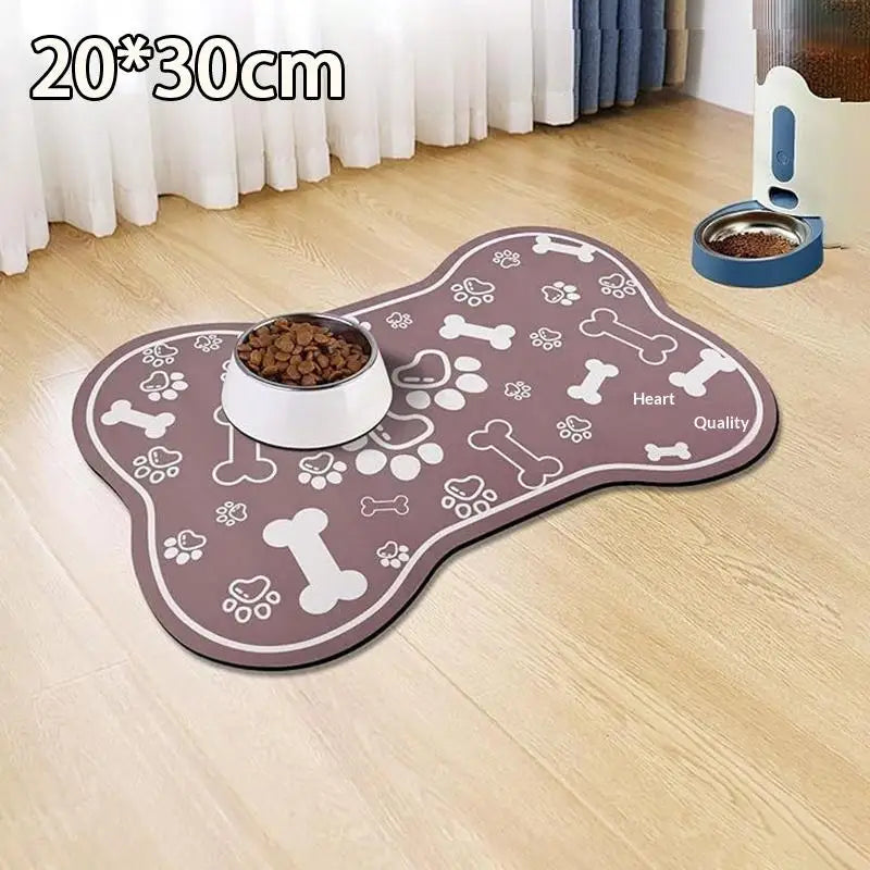 tapis animal motif os blanc texture douce moderne gris clair gris foncé absorbant rapide