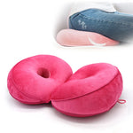 coussin ergonomique rose vif doux mousse mémoire forme polyester coton moderne massage