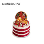 assiettes papier serviettes gobelets tissu table ninjas feu anniversaire thème ninja rouge vert