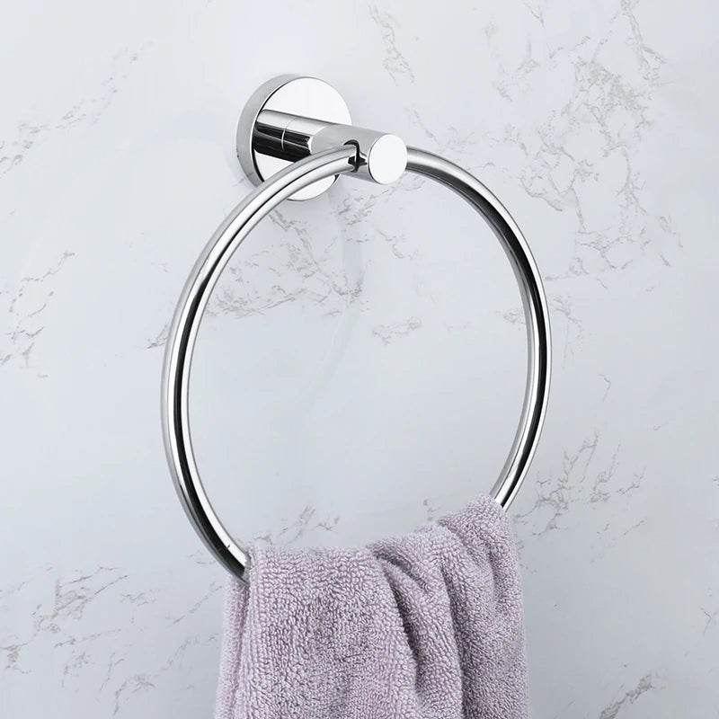Accessoires salle bain chrome porte serviettes mural porte savon brosse wc porte serviette toilette