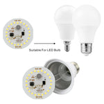 plaque led circulaire diodes blanc moderne 5w 7w 9w 12w 15w 18w 220v