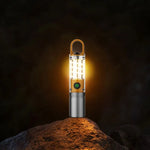 lampe torche rechargeable argent doré moderne pointeur laser réglable transparent