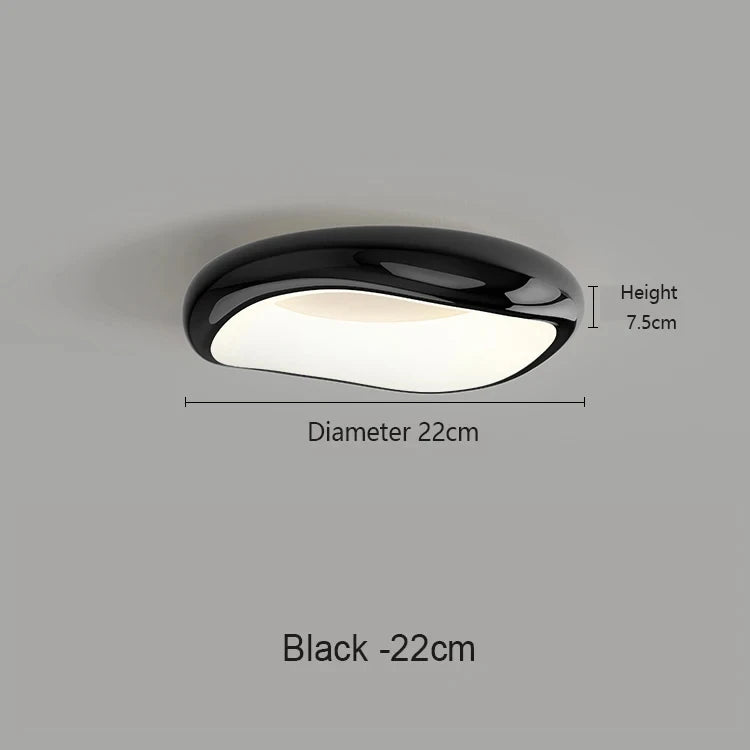 plafonniers led modernes minimaliste couleur crème noir vert chambre enfant éclairage salle étude cuisine