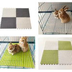 tapis sol perforé gris blanc vert rose jaune moderne animal compagnie découpe soi même