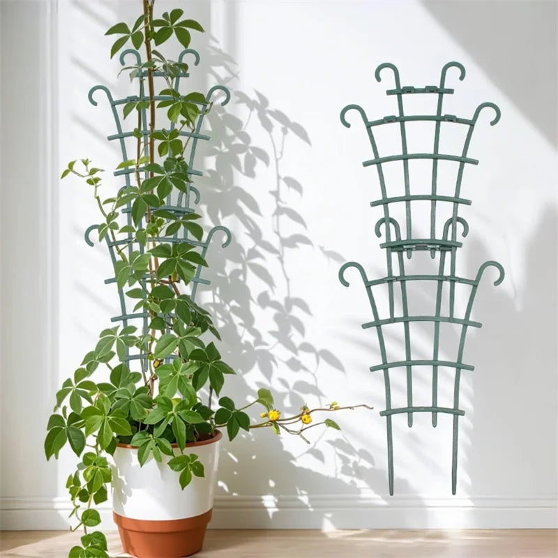 support plante grimpante vert grille rectangulaire moderne adhésif jardin extérieur fixations barreaux horizontal vertical