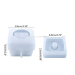 moules silicone savon distributeurs blocs cristal fleurs transparents modernes bricolage maison