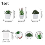 plantes artificielles bonsaï vert rose clair feuilles pointues fleurs simples moderne minimaliste pots carrés
