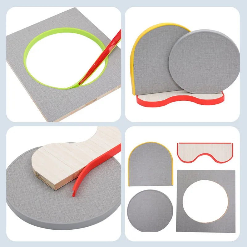 ruban joint auto adhésif couleur rouge vert bleu moderne protection bord table chaise pvc