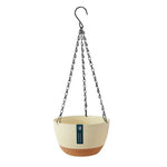 pots suspendus modernes plastique noir vert beige bleu unis opaques crochet