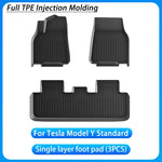 tapis sol voiture tesla model 2025 imperméable anti dérapant noir moderne