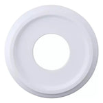 plaque suspension lampe blanc rond lisse classique fixations opaques bricolage
