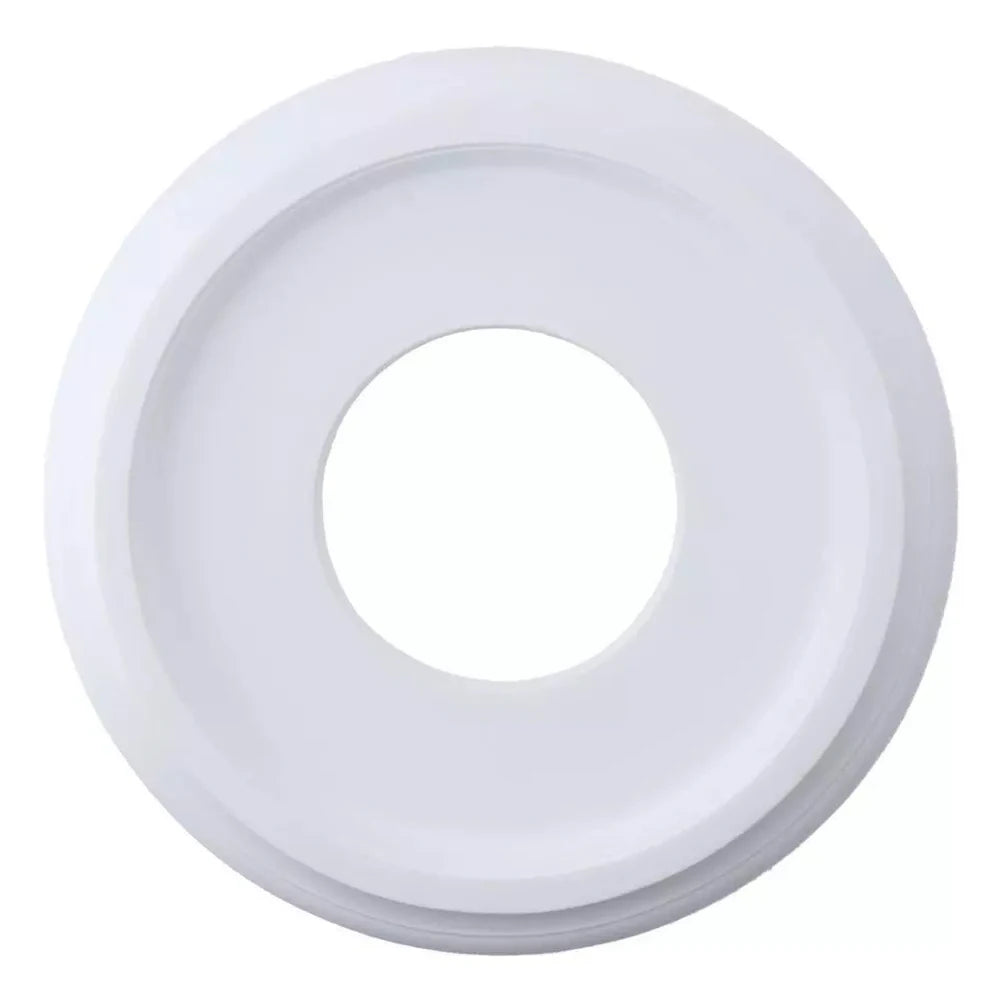 plaque suspension lampe blanc rond lisse classique fixations opaques bricolage