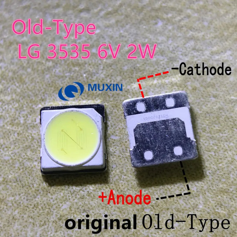 diodes led blanc froid 3v 6v 3535 surface mount électronique cathode anode
