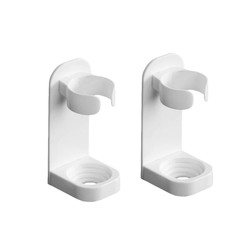 support mural brosse dents électrique adhésif blanc rose noir moderne minimaliste 24 35mm