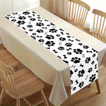 nappe table carreaux noir blanc motif festives polyestre rouge variées festive