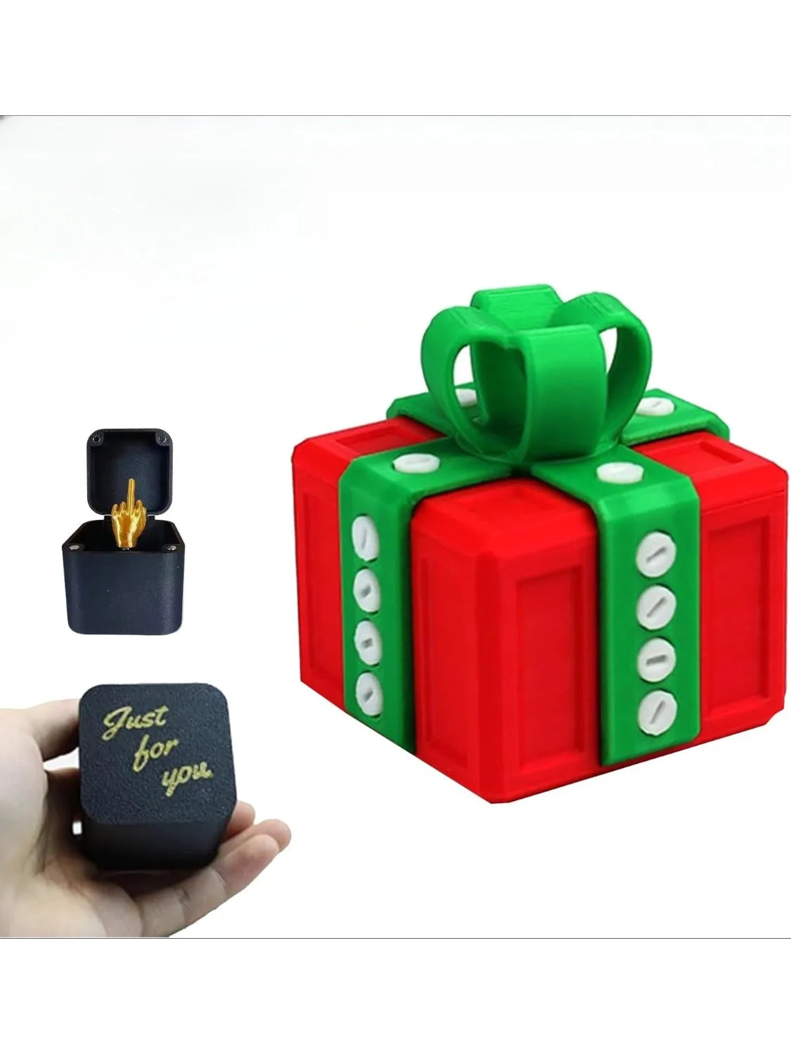 boîte cadeau noire or vis tournevis anniversaire noël saint valentin mariage halloween pâques salopes