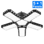 lampe led pliable noire grille ventilation moderne fixations vis éclairage garage atelier store